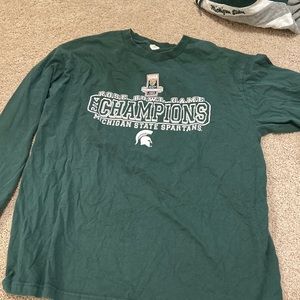 Michigan State long sleeve for rose bowl 2014. Size Large. Alstyle brand